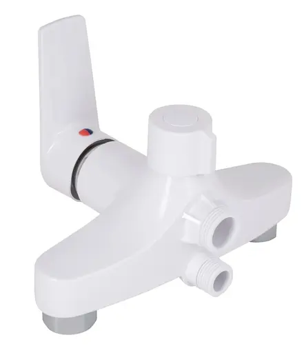 Смеситель для ванны Brinex 35W 005, Chrome/White (k35) BRIN35W005 - фото 3