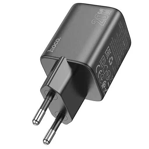 МЗП Hoco N41 Almighty PD20W+QC3.0 (1USB-A/1C) Black - фото 4