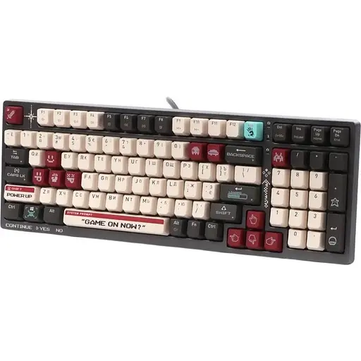 Клавіатура Bloody A4Tech S98 USB (Pixels Red) Gray White (S98 (Pixels Red)) - фото 2