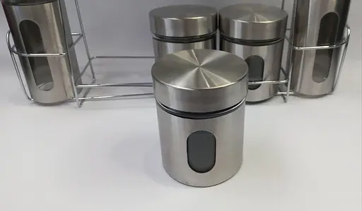 Набор для специй Edenberg EB-18029 11 предметов серебристый - фото 2