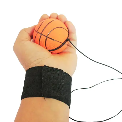 Мяч прыгун, 6 см, на браслете, BT-JB-0078