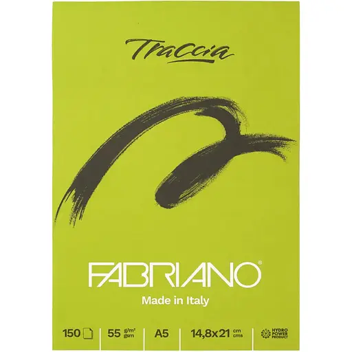 Блок бумаги для графики и каллиграфии Fabriano Traccia А5 55 г/м2 150 листов - фото 5