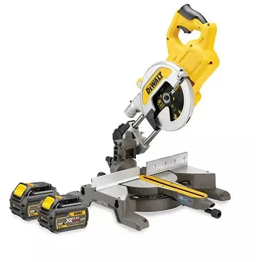 Пила торцовочная аккумуляторная DeWalt с АКБ и ЗУ DCS777T2 - фото 1