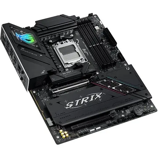 Материнська плата Asus AM5 Rog Strix B850-F Gaming WIFI, B850, 4xDDR5, Int. Video (CPU), 2xSATA3, 4xM.2, 1xPCI-E 5.0 x16, 1xPCI-E 4.0 x16, 2.5Gb, WiFi 7, Bluetooth 5.4, 10xUSB 3.2/6xUSB 2.0, HDMI/DP, ATX - фото 6