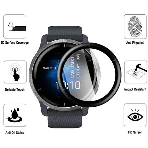 Защитная пленка DK для Garmin Venu 2 Composite Film box (014952) (black) - фото 3