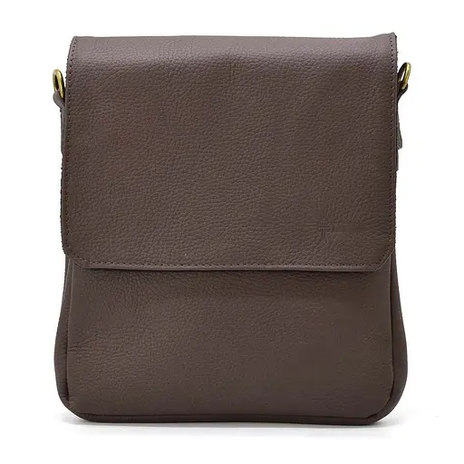 Чоловіча шкіряна сумка через плече TARWA 25х24х5 см sum0025379 - фото 3