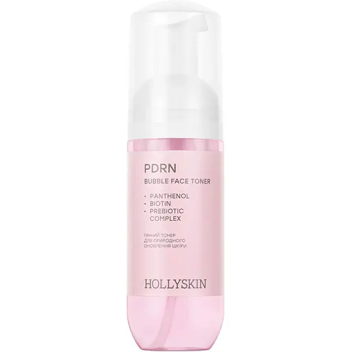 Пенный тонер Hollyskin Salmon DNA PDRN для естественного обновления кожи 150 мл - фото 1