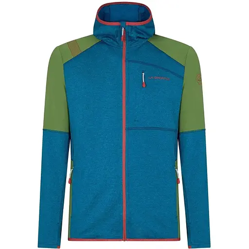 Флисовая кофта La Sportiva Existence Hoody Blue/Green S LaSportiva (1052-P53 623718 EU S)