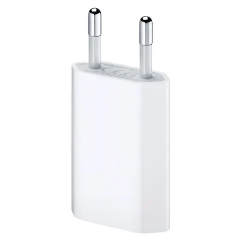 Зарядний пристрій блочок адаптер Usb Power Adapter Euro for Apple iPhone 4 5 6 7 MD813 - фото 1