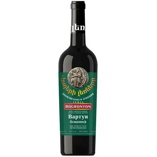 Вино столовое Armen Bagranyan Vartui полусладкое ординарное белое 12% 0.75 л
