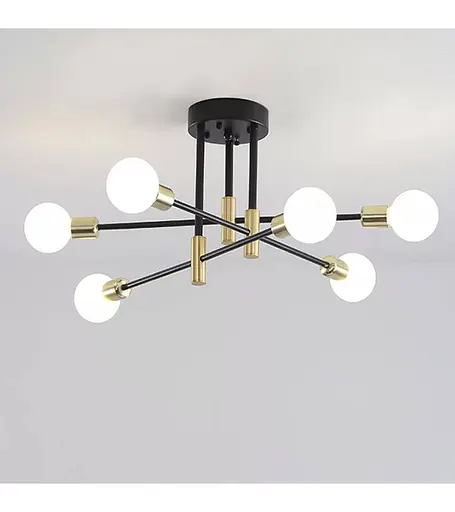 Люстра Romin 9116-6B кулі (чорний+бронза) - фото 1