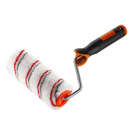 Валик "Мультиколор" 180х48 мм с ручкой Премиум Polax (770-39) - фото 1