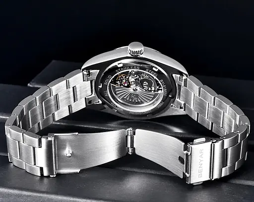 Наручные часы Benyar Automatic 10 BAR Серебристый (2783) - фото 9