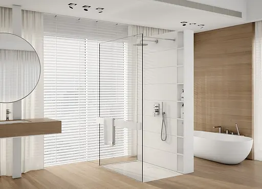 Душова система Kohlman Texen 40 chrome + BOX прихованого монтажу QW210TR40, Хром - фото 3