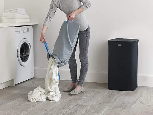 Уценка. Корзина для белья Joseph Joseph, черный (50002) - фото 5