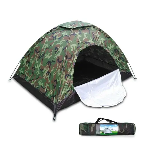 Намет автомат 2-х місний 200х150х110см в чохлі (Камуфляж) - фото 4