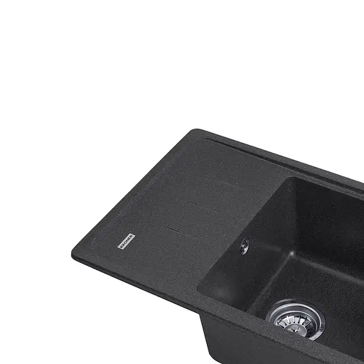 Кухонна мийка гранітна Kroner KRP Komposit GRB-6243 CV031063, Графит - фото 4
