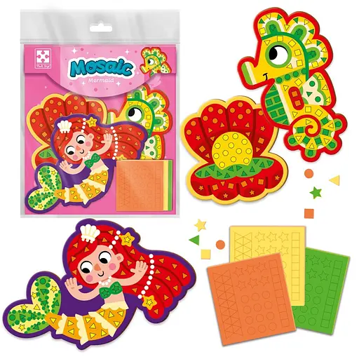 Набір для творчості "Русалочка" VT4511-07 м'яка мозаїка - фото 4