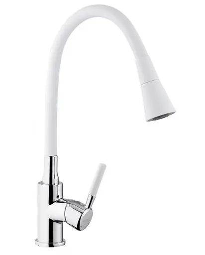 Змішувач для кухні Kroner KRM Kuche - C132WHI (CV033128) - фото 3