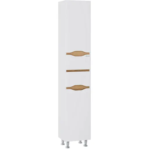 Пенал підлоговий Sanwerk "Ліга" 35 Мессина MV0000387 правий, Горіх - фото 1