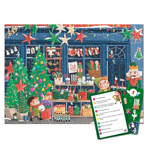 Детский пазл Ищи и находи "Зимние праздники" DoDo Toys 300663, 80 элементов - фото 3