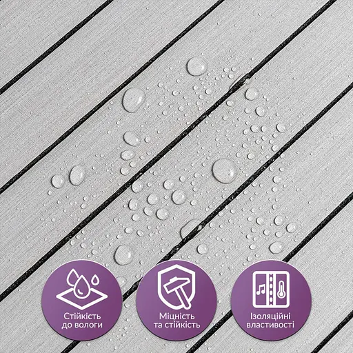 Покрытие виниловое самоклеющееся 3D рейки 600х600х2,8мм Скандинавский белый шпон SW-00002197 - фото 4