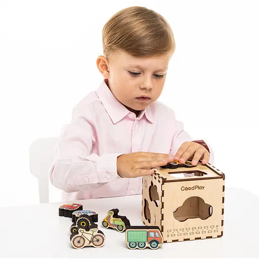 Кубик-сортер GoodPlay Транспорт (CUB-4-011) - фото 9