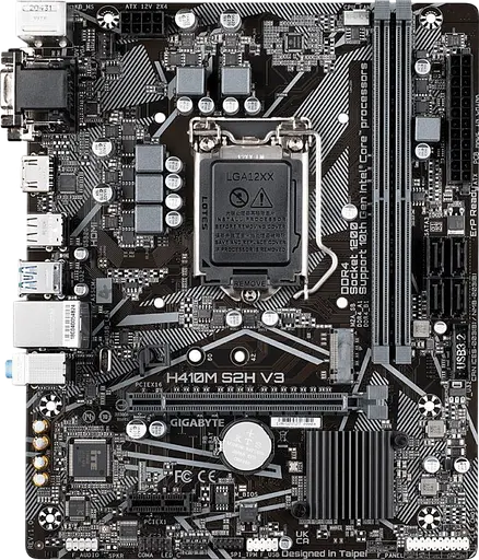 Материнськая плата Gigabyte H410S S2H V3 LGA 1200 (H410S S2H V3) Б/У - фото 2