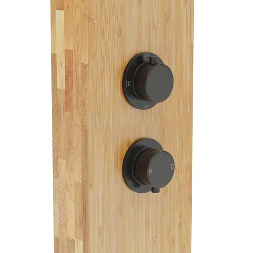 Душова панель Corsan Balti 2.0 bamboo black B001MBL - фото 4