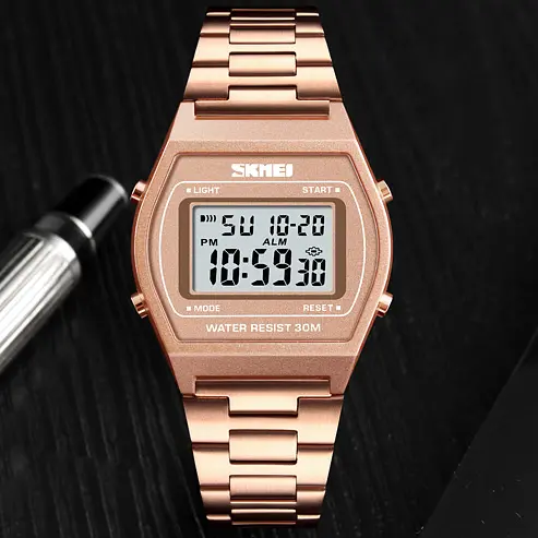 Годинник наручний 1328RGWT Rose Gold-White Skmei acs0030807 - фото 3