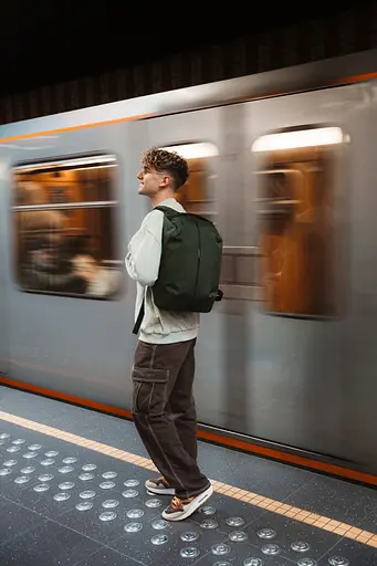 Рюкзак-Антизлодій 15.6" Samsonite SECURIPAK 2.0 GREEN 44х30х18 KO8*04002 - фото 10