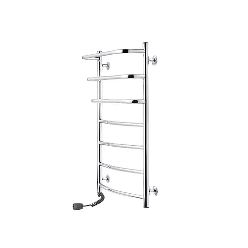 Полотенцесушитель электрический Kroner Каскад дуга ДКД03EL 900x500/7 EL CV019927, Хром, Левое - фото 2