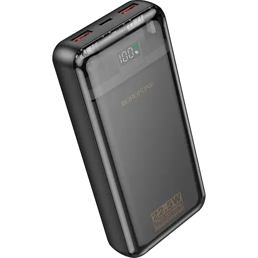 Внешний аккумулятор Borofone BJ52A Power 20000mAh 22.5W Black [130224] - фото 2
