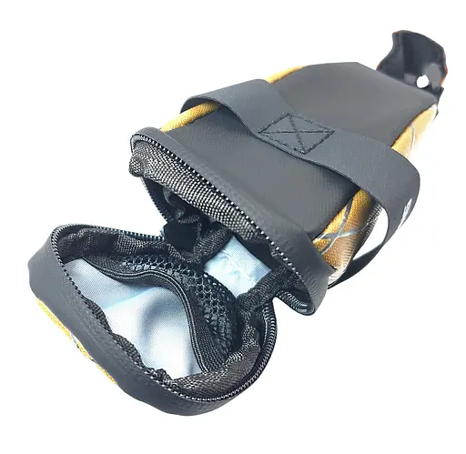 Велосумка подседильная West Biking YP0707366 14х7х6.5 см 0.3 л черно-коричневый (G0001997) - фото 2