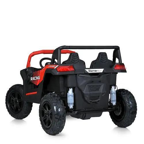Електромобіль дитячий Bambi Джип M 5736AL-3 24V мотор 180W 24V14AH шкір сидіння USB червоний - фото 5