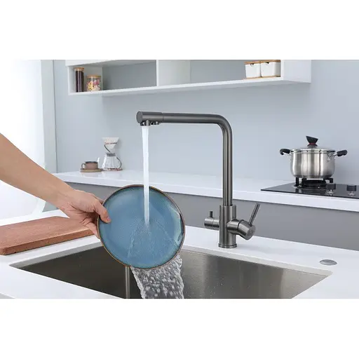 Смеситель для кухни с подключением к графитовому фильтру Nett Frosh FGr-33 - фото 6