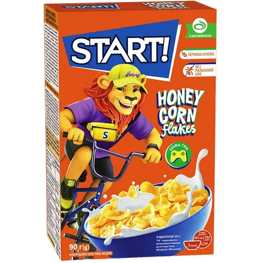 Пластівці Start глазуровані з медом 90 г (5134)