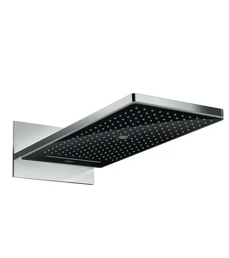 Верхний душ с держателем Hansgrohe Raindance Rainmaker Select 580 24001600 хром черный - фото 1