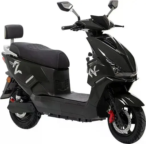 Электроскутер Двухместный Crosser CR23 (2500W, 72V/23Ah) Черный