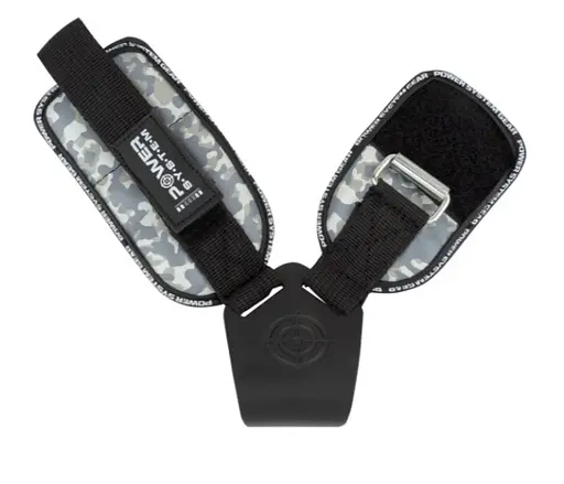 Крюки для тяги на запястье Power System PS-3370 Hooks Camo Black/Grey XL (PS_3370_Black/Grey XL) - фото 4