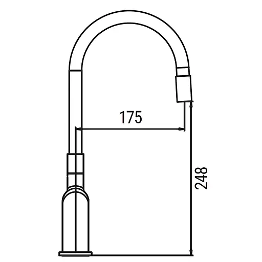 Змішувач для кухні Koer KB-70029-01 хром KR5486 Хром - фото 8