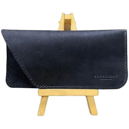 Кожаный чехол для очков BlankNote Crazy Horse Синий  - фото 1