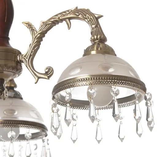 Люстра потолочная Brille классическая E27 60W BZ (BKL-460C/3) - фото 11