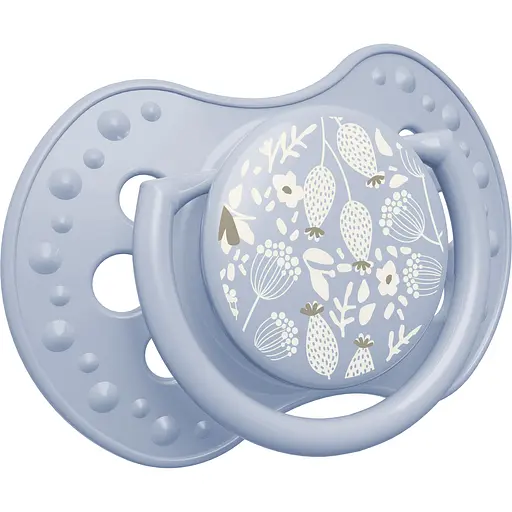 Пустушка LOVI Blossom силіконова динамічна 6-8 міс. 2 шт. блакитна (22/923boy) - фото 3
