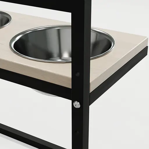 Hollky Flex L — регульовані миски на підставці для великих собак (2 × 1.8 л) - фото 9