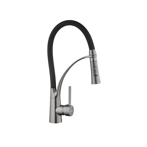 Змішувач для кухні Kroner KRP Ersel - GRP03393BLK Графіт - фото 1