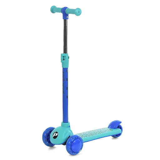 Самокат дитячий триколісний JR3-139-BL, колеса зі світлом