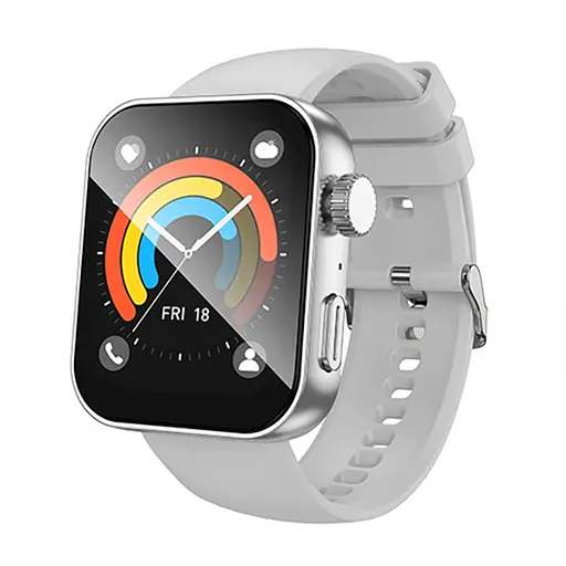 Смарт годинник Hoco BD11 з функцією дзвінка сріблястий - фото 1