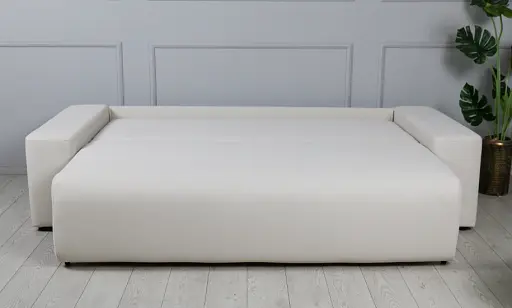 Диван Турин прямой раскладной бежевый - фото 12