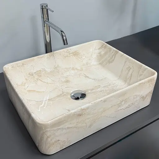 Умивальник VBI Asti M labradorite накладний VBI-013005 - фото 5